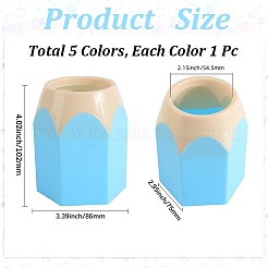 5шт. 5-х цветный пластиковый держатель для ручек&nbsp;FIND-GF0007-79