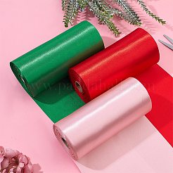 Rubans plats en polyester&nbsp;SRIB-WH0011-012F
