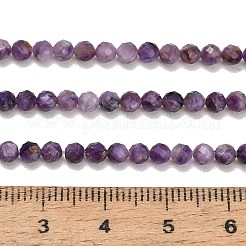 Perline Charoite naturale fili&nbsp;GG-CBA77FB-B02-3mm