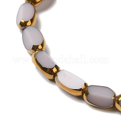 Стеклянные бусины с гальваническим покрытием &nbsp;EGLA-P061-02A-03