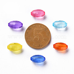 Прозрачные акриловые бусины TACR-S154-30B