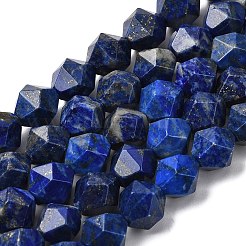 Нитки бусины из натурального ляписа-лазури G-Z119-A39-03