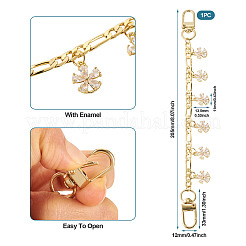 Латунные цепи фигаро ремешок для сумки&nbsp;AJEW-TAC00040