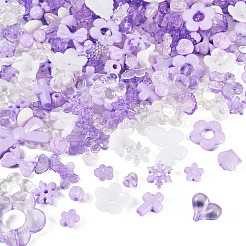 100 г прозрачных и непрозрачных акриловых бусин&nbsp;TACR-TA0001-57A