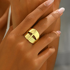 Геометрические широкие регулируемые манжеты из латуни для женщин CW8589