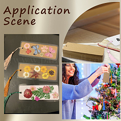 120 шт. 2-х цветные бумажные пустые закладки AJEW-SP0001-25