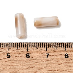 不透明アクリル天然石風ビーズ  コラム  バリーウッド  13x5mm  穴：1.8mm  約1953個/500g&nbsp;OACR-G061-02E