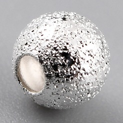 Долговечные латунные бусины KK-O133-004A-S