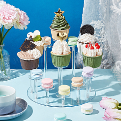 13-уровневый плоский круглый органайзер для минифигурок из акрила ODIS-WH0038-35