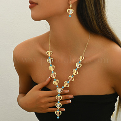 Комплект из ожерелий и серег в форме сердца в форме сердца для женщин&nbsp;MN6512