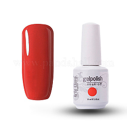 15ml Special Nail Gel, for Nail Art Stamping Print, Varnish Manicure Starter Kit, FireBrick, Bottle: 34x80mm