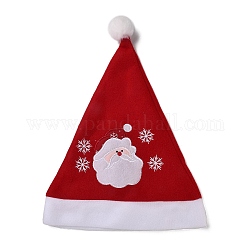 Chapeaux de Noël en tissu, pour la décoration de fête de Noël, le père noël, 350x270x4mm, diamètre intérieur: 200 mm