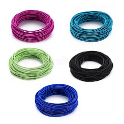 Spring Bracelets, Minimalist Bracelets, Steel French Wire Gimp Wire, for Stackable Wearing, Mixed Color, 12 Gauge, 1.6~1.9mm, Inner Diameter: 58.5mm