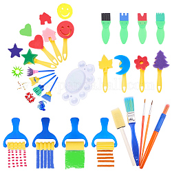 Наборы для рисования, художественные принадлежности, творческая забавная игрушка для детей, разноцветные, 105~170 мм, 25 шт / комплект