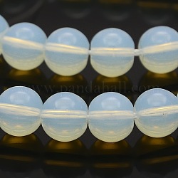 Opalite runde Perlen Stränge, 10 mm, Bohrung: 1 mm, ca. 23 Stk. / Strang, 15.3 Zoll