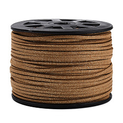 Faux Suede Cords, Faux Suede Lace, Camel, 3mm, about 100yards/roll