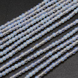 Opalite perle tonde fili, 3mm, Foro: 0.5 mm, circa 198pcs/filo, 15.9 pollice