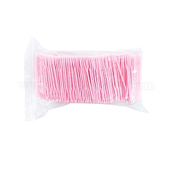 Agujas de tejer de hilo de plástico, agujas romas de ojo grande, aguja artesanal para niños, rosa, 55mm, 1000 unidades / bolsa