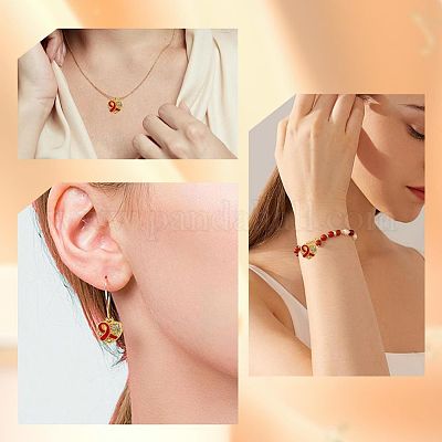 Подвески из сплава и страза ENAM-SC0003-34-1