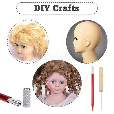 Doll Hair Rerooting Tool Needle, Wig Making Tool Kit Beginners