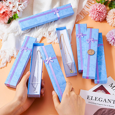 Картон ожерелье коробки CON-TAC0014-01D-1