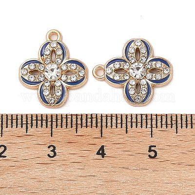 Pendentifs d'émail en alliage&nbsp;FIND-R147-09G-1