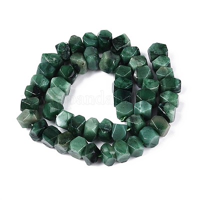 Бусины из натурального фуксита&nbsp;G-D091-A27-1