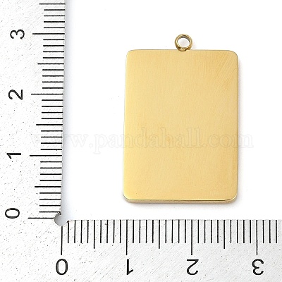 Подвески из нержавеющей стали 304 со стразами STAS-D306-01G-K-1