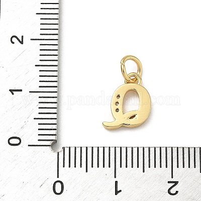 Латунные микро проложить кубического циркония подвески KK-I382-03G-Q-1