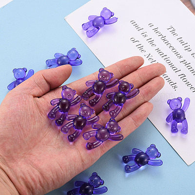 Прозрачные акриловые бусины&nbsp;MACR-S373-01B-936-1