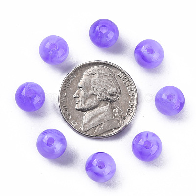 Акриловые бусины MACR-S375-001B-04-1