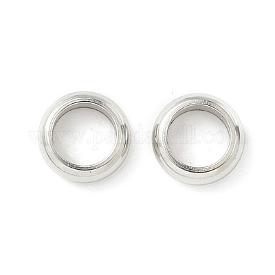 Не тускнеющие разделительные бусины из нержавеющей стали 201 STAS-M294-03P-04-1