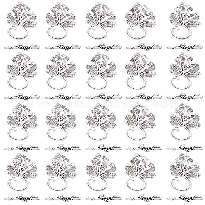 20 шт. застежки-тоглы из цинкового сплава в тибетском стиле TIBE-LP0001-04-1