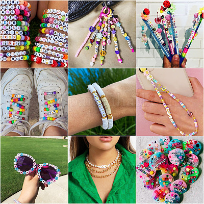 Непрозрачные акриловые бусины MACR-TAG0001-07A-1