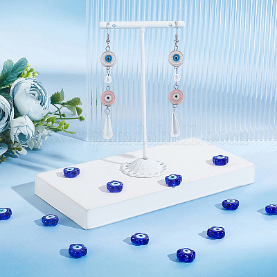 56 шт. 7 цвета ccb пластиковые европейские бусины CCB-DC0001-06-1