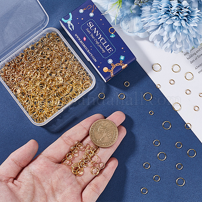 800 шт. 4 стиля соединительных колец из нержавеющей стали 304 STAS-SC0009-36-1