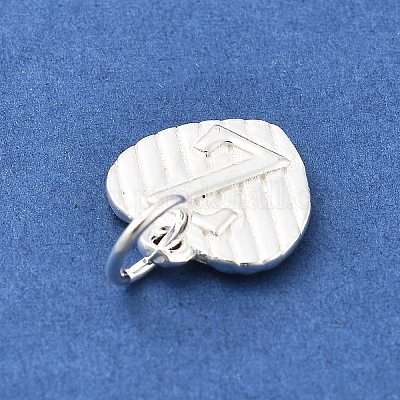 925 серебряное сердце с заглавными буквами STER-S009-13Z-S-1