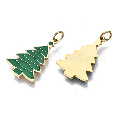 Эмалевые подвески из хирургической нержавеющей стали 316 STAS-S116-353G-1