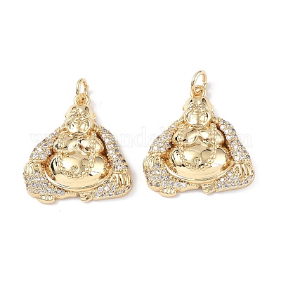 Латунные микро проложить кубического циркония подвески KK-E068-VF281-1