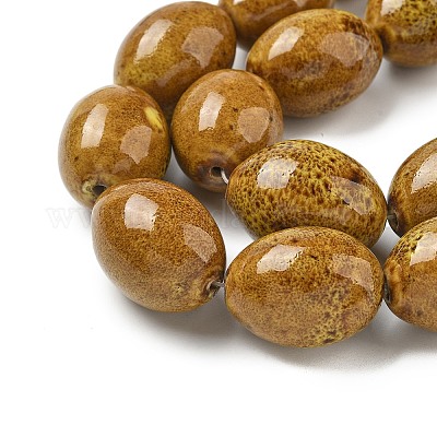 Фарфора ручной работы бисер нитей PORC-B002-02-1