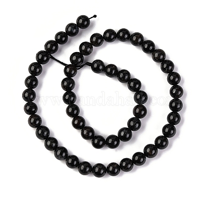 Природные астрофиллитовые бусины G-A202-01B-1