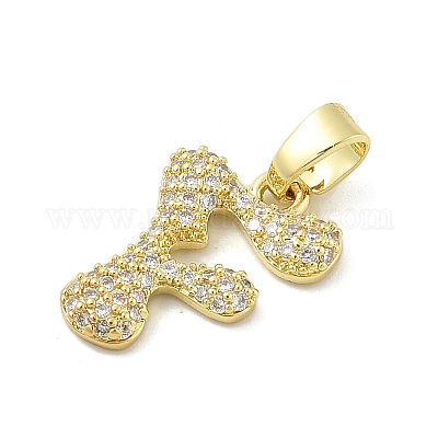 Латунные микро проложить кубического циркония подвески ZIRC-C012-01G-06-1