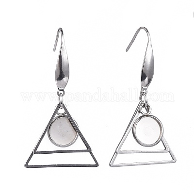 Серьги-подвески из нержавеющей стали AJEW-JB00503-M-1