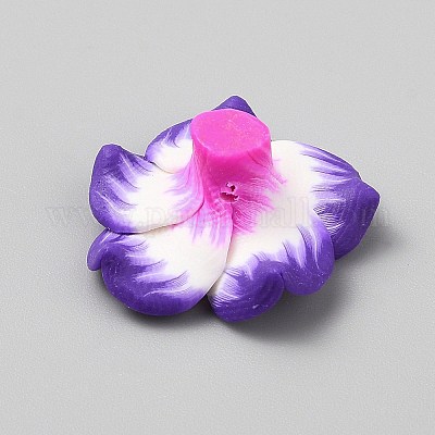 Бусины из полимерной глины  CLAY-WH20006-01C-10-1