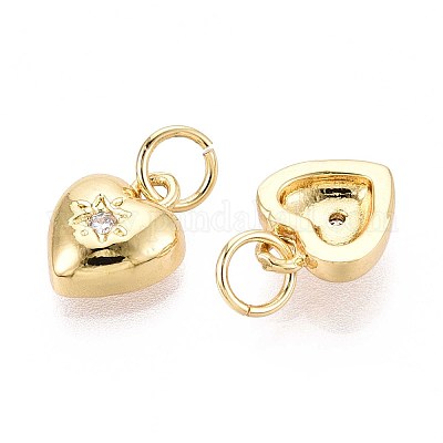 Латунные микро проложить кубического циркония подвески ZIRC-R109-039-NF-1