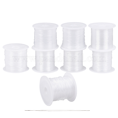 Wholesale PandaHall 8 Size Clear Invisible Thread Nylon Line Nylon  Invisible Thread String for Hanging Christmas Ornaments 