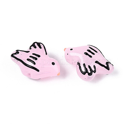 Эмалевые бусины ручной работы в технике лэмпворк LAMP-T023-22B-1