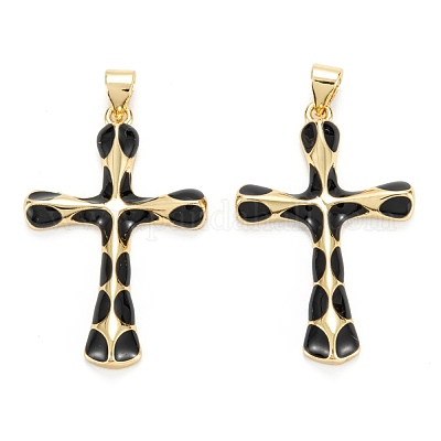 Латунь эмаль подвески KK-M220-06G-B-1