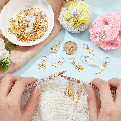 40шт 2 комплекта бусин для дредов из сплава и ракушек OHAR-NB0001-28-1