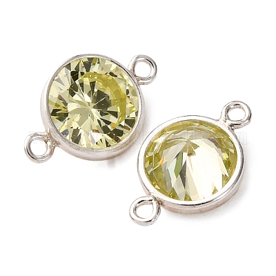 925 подвеска-соединитель из серебра с кубическим цирконием и камнями-талисманами STER-NH0001-80P-06-1